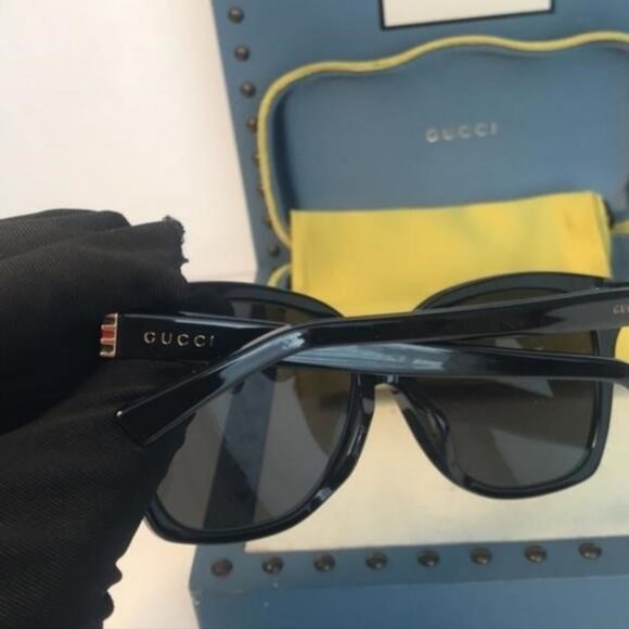 Authentic GUCCI New GG0459S 001 Rounded Square Sunglasses main image 6